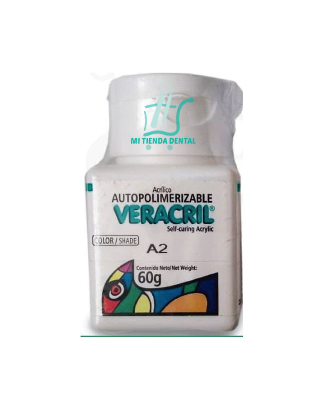 ACRILICO RAP TRANSP POLVO VERACRIL 60 gr