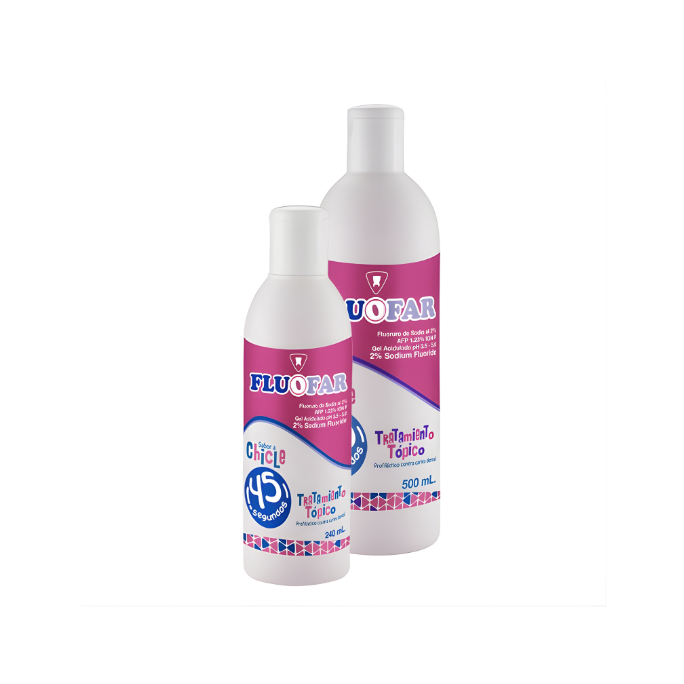 FLUOFAR GEL AL 2% 500ml EUFAR