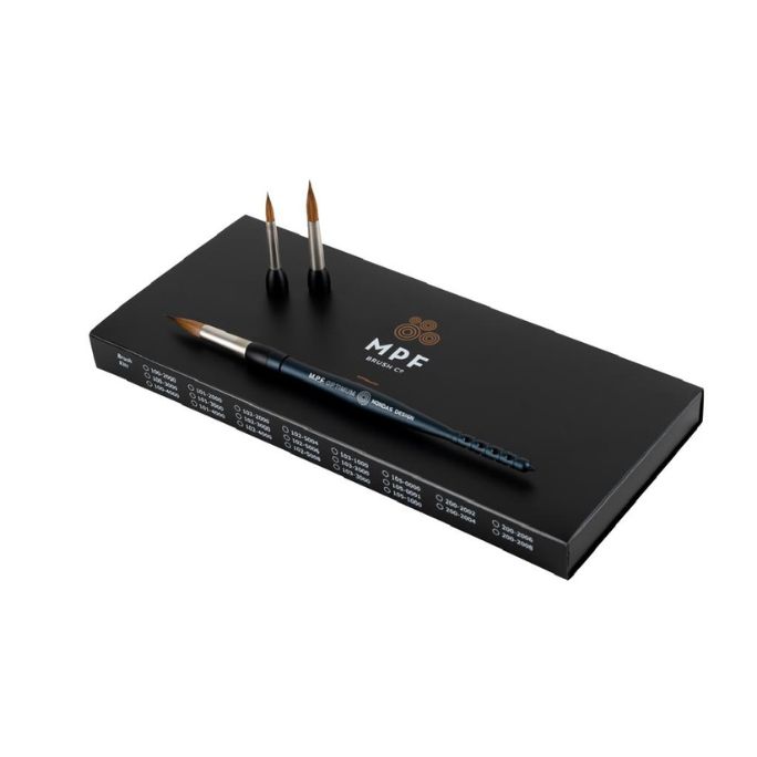 Pincel Optimum™ Spring 3-in-1 Brush Kit. Midnight Blue