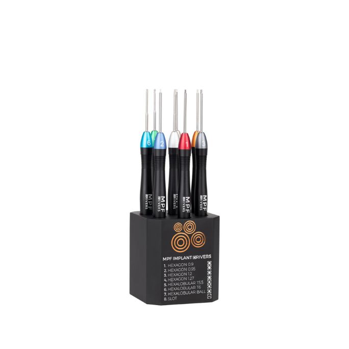 MPF Implant Drivers Complete Kit + Base
