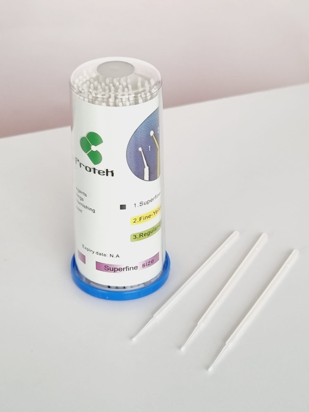 APLICADOR BONDING SUPERFINE (blanco/rosado)