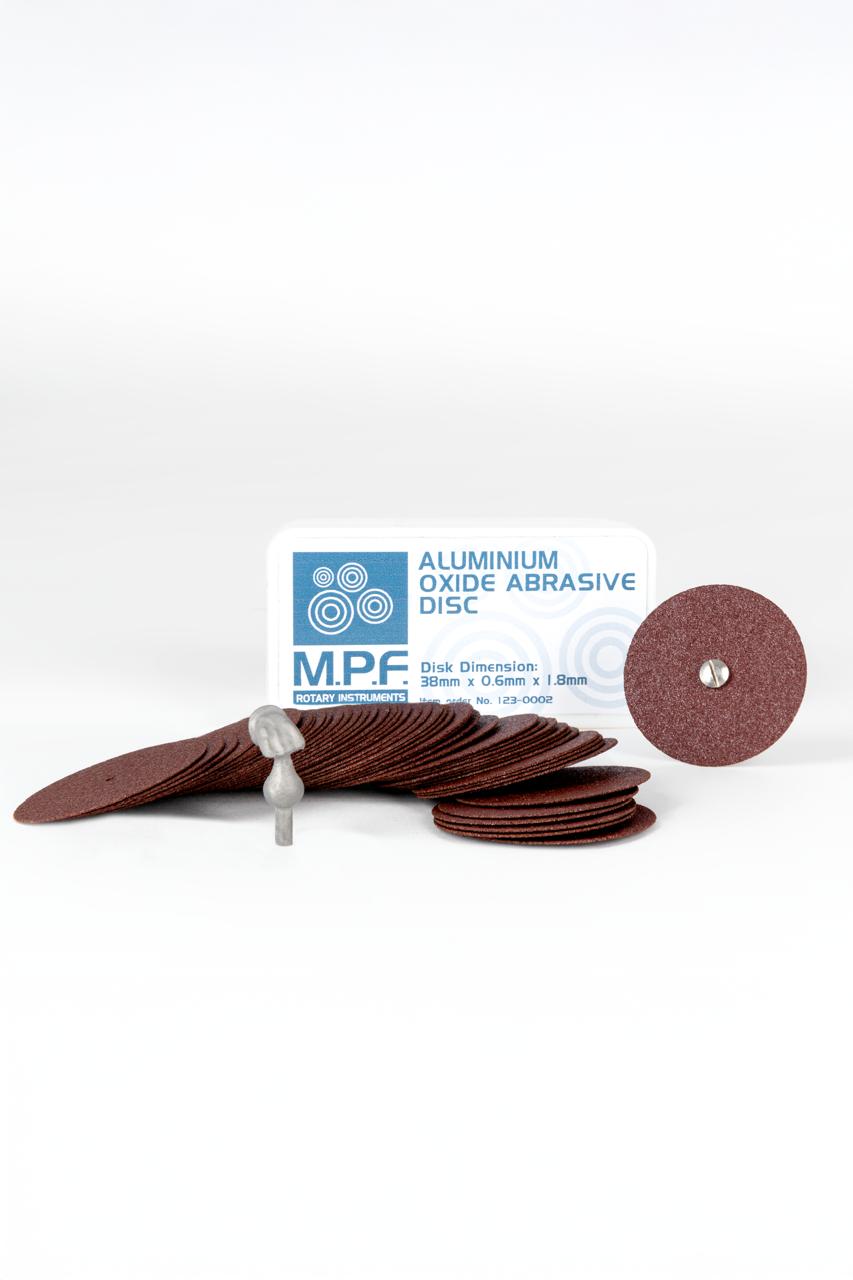 DISCO ABRASIVO DE OXIDO DE ALUMINIO MPF lARGE ( 38 x 0.6 x 1.8 )