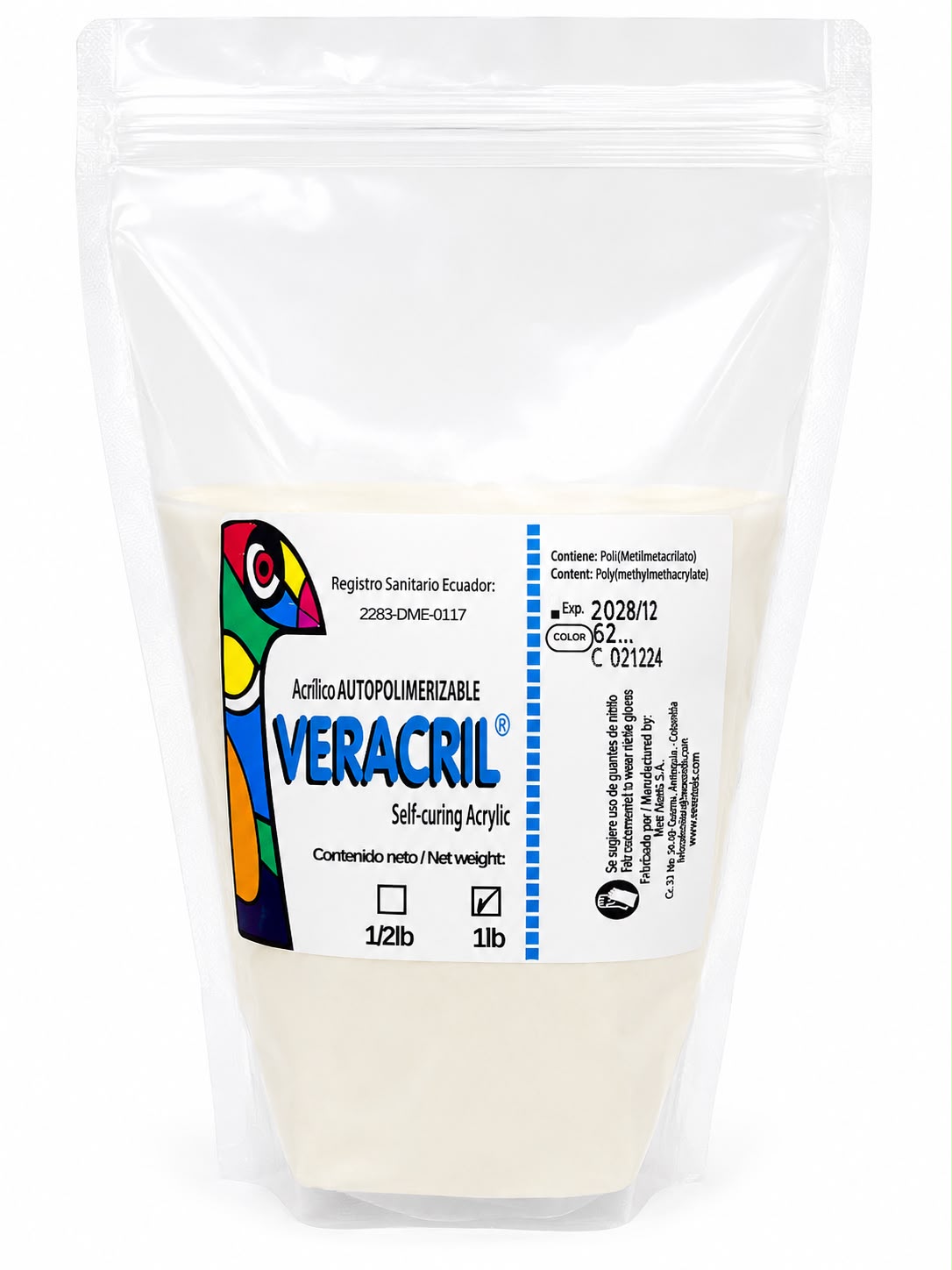 ACRILICO POL CRILENE #62 FUNDA 500gr VERACRIL