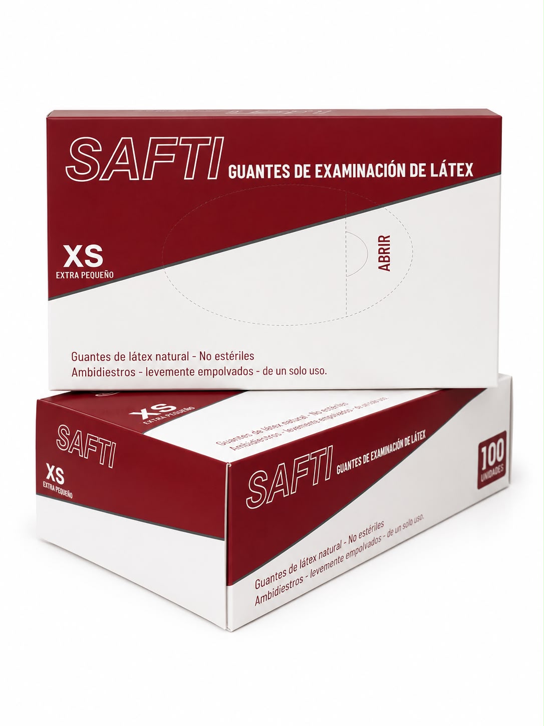 GUANTE LATEX - XS x 100 UNIDADES
