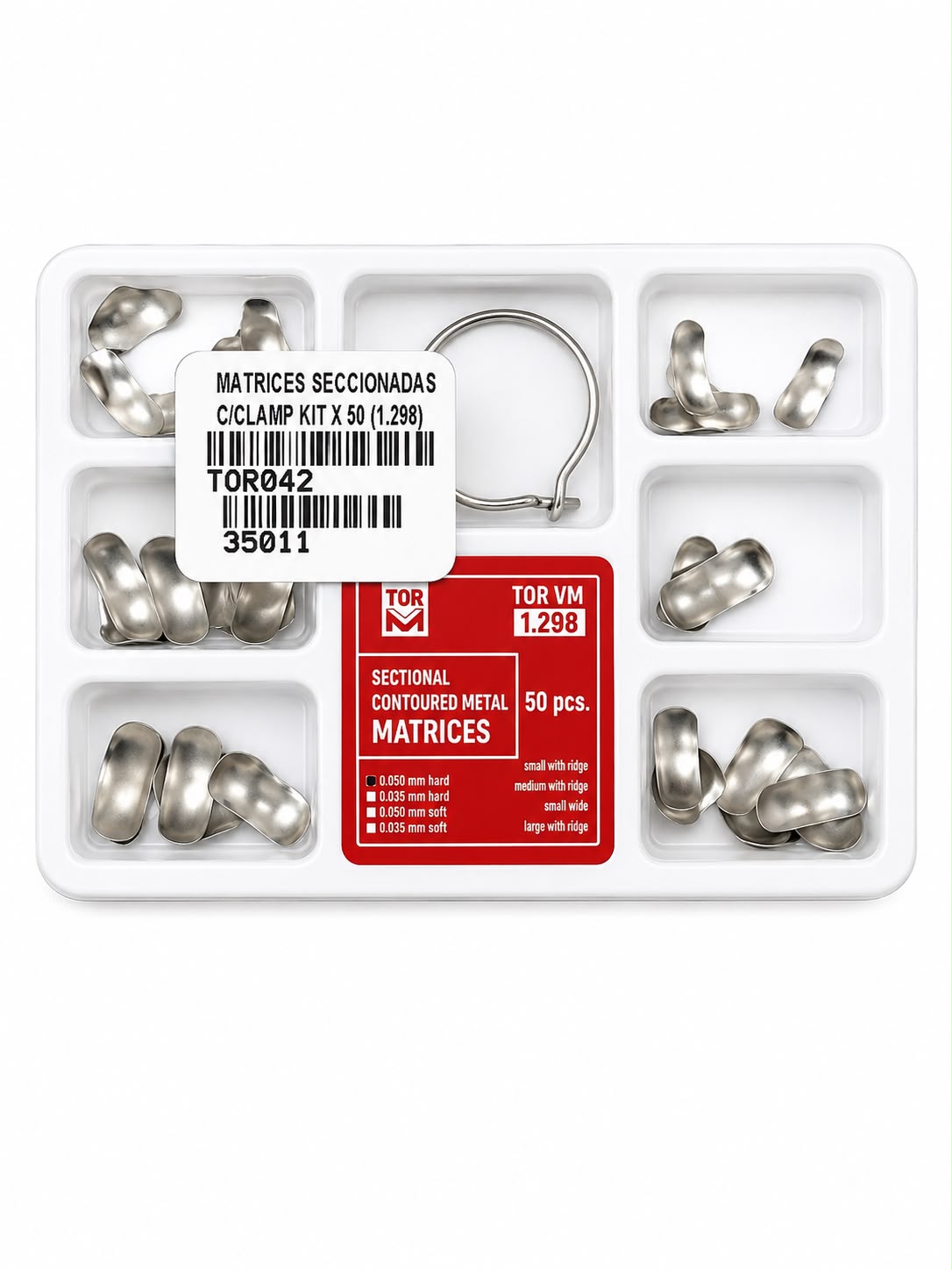 MATRICES SECCIONADAS C/CLAMP kit x 50 TOR