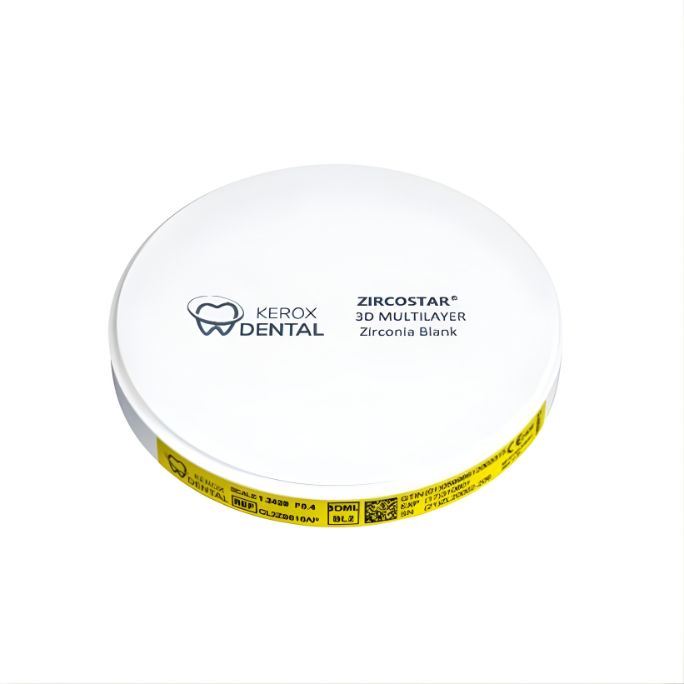 Disco de Zirconio ZIRCOSTAR 3DML A2 98*20 mm