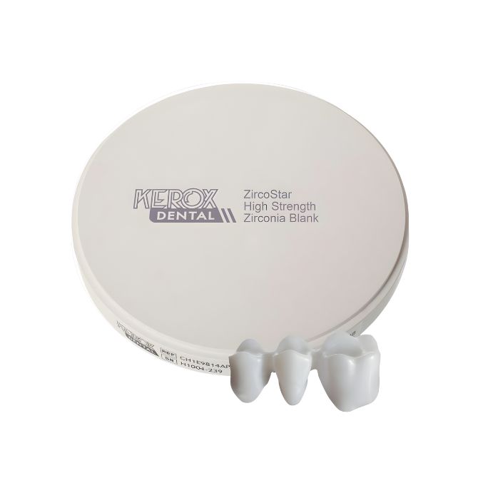 Disco de Zirconio ZIRCOSTAR HS WHITE 98*16 mm