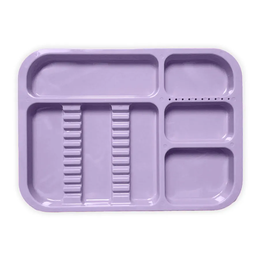 BANDEJA PLASTICA MULTIZONA 34 x 24 cm