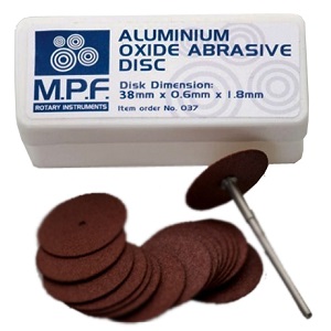 Aluminium Oxide Abrasive Disc middle (25 x 0,6 x 1,8 )